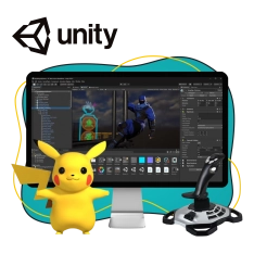 Мир игр на Unity 2D на популярном движке + AI-помощники - КИБЕРшкола программирования для детей, компьютерные курсы для школьников, начинающих и подростков - KIBERone г. Озерск