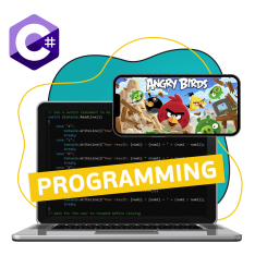 Программирование на C#. Удивительный мир 2D-игр - КИБЕРшкола программирования для детей, компьютерные курсы для школьников, начинающих и подростков - KIBERone г. Озерск