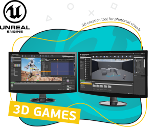 Unreal Engine 4. Игровой движок - Школа программирования для детей, компьютерные курсы для школьников, начинающих и подростков - KIBERone г. Озерск